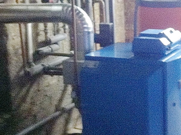 Heizrohre ungedämmt