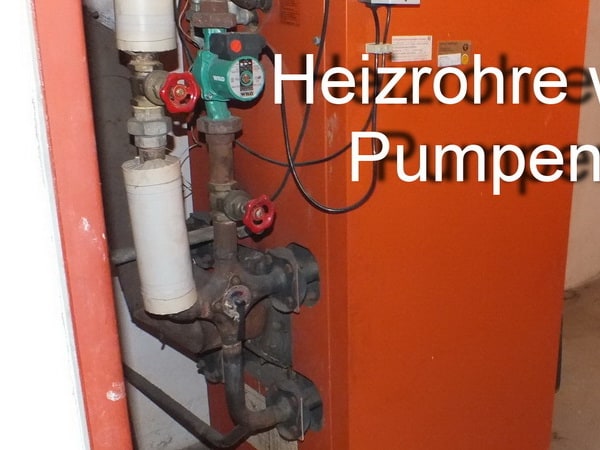 Heizungsrohre wie isolieren - Pumpe wechslen -