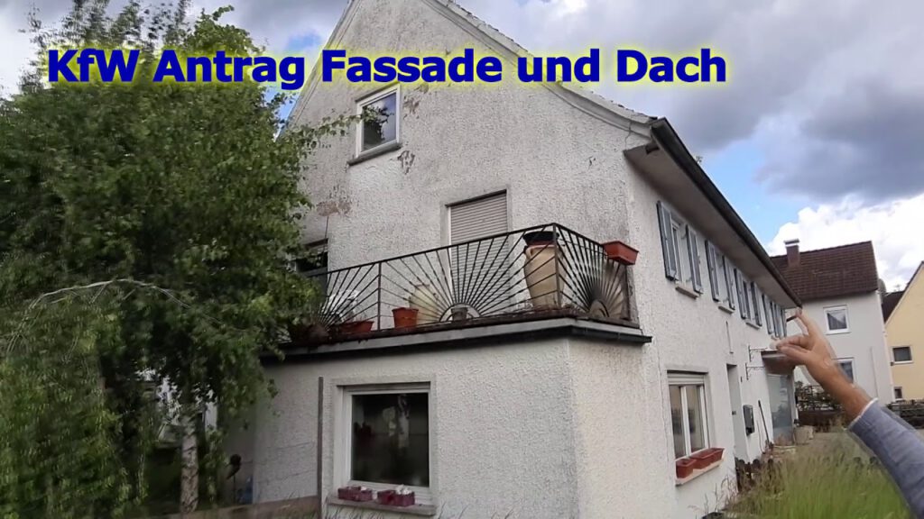 Dämmen der Fassade